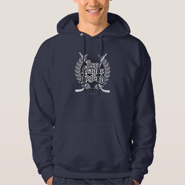 Hockey Beer League Legend Hoodie (Front)