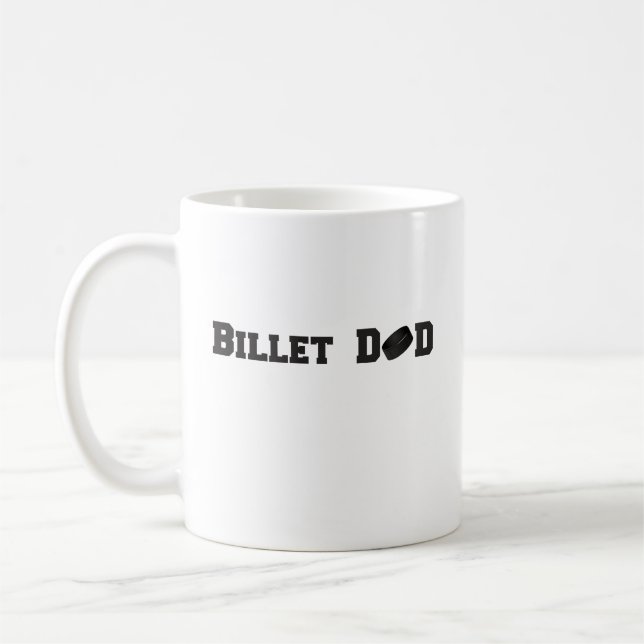 Hockey Billet Dad Coffee Mug (Left)