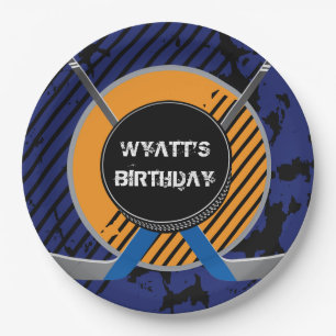 Hockey Birthday 9 Inch Paper Plate