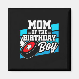 Hockey Birthday - Birthday Mum - Boys Hockey Birth Magnet