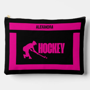 Hockey Birthday Gift, Hockey Player Girl,  Accessory Pouch