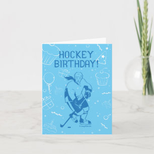 Hockey Birthday! Greeting Card - Female