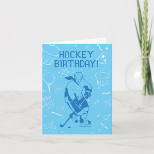 Ice Hockey Birthday Cards | Zazzle UK