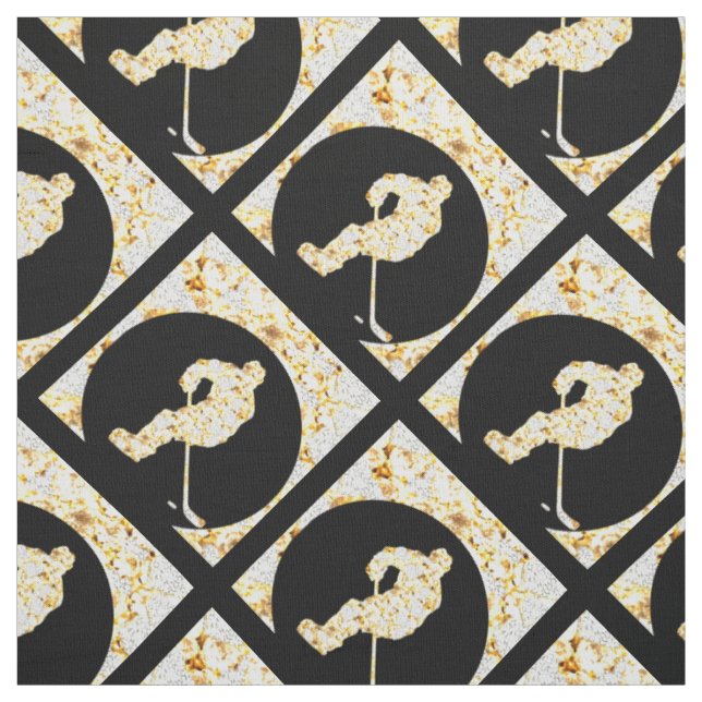 HOCKEY BLING FABRIC (Swatch)