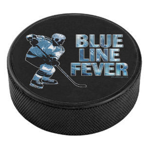 Hockey Blue Line Fever Puck