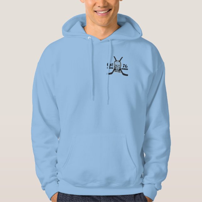 Hockey Box  Zip down Hoodie (Front)