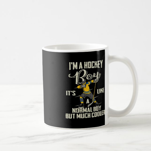 Hockey Boy Fun Dabbing Player  Boys Kids BZR  Coffee Mug (Right)
