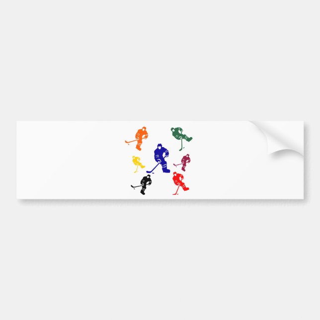 HOCKEY BUMPER STICKER (Front)