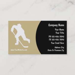 Hockey Business Cards