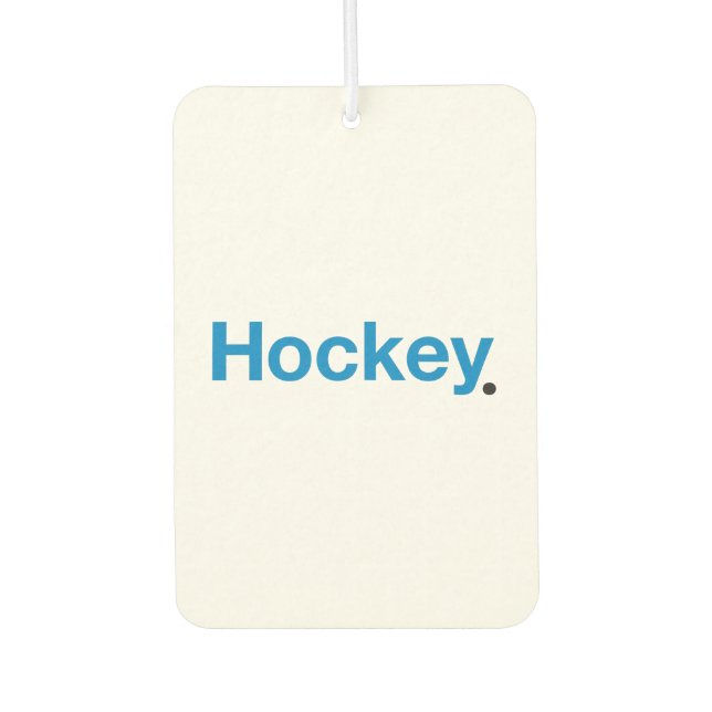 Hockey Car Air Freshener (Front)