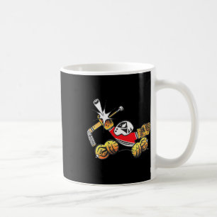 Hockey Cartoon Goalie Small Saves Big Save Youth A Coffee Mug