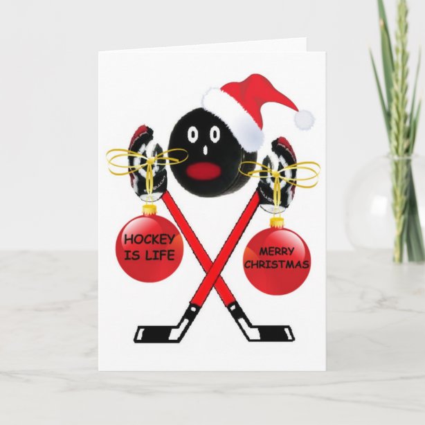 Hockey Christmas Cards | Zazzle UK