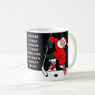 Hockey Christmas Holiday Gift Coffee Mug