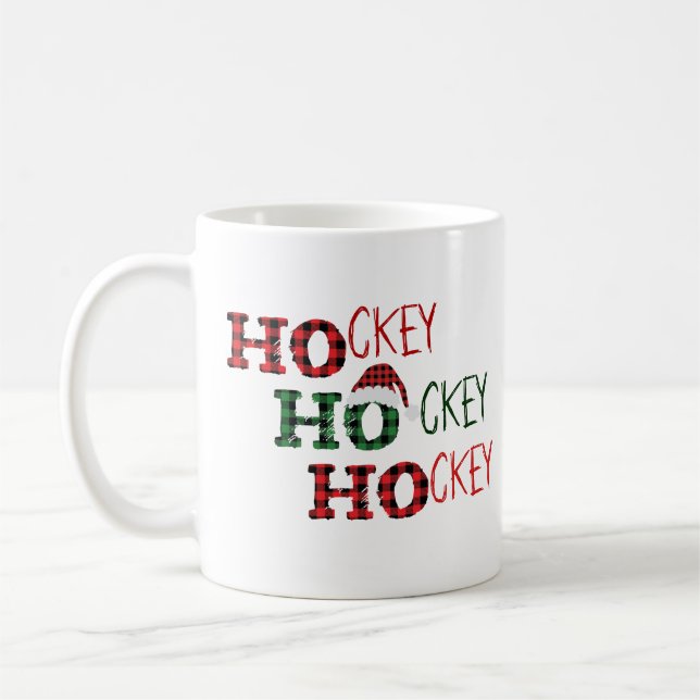 Hockey Christmas Mug (Left)