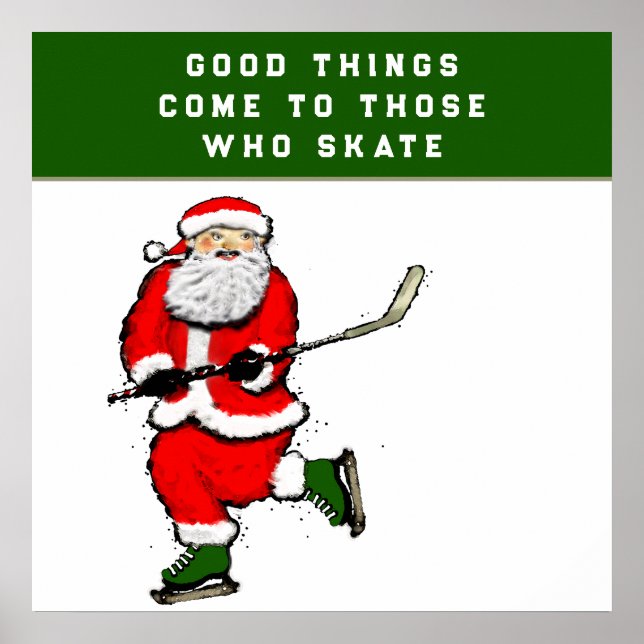 Hockey Christmas Poster (Front)
