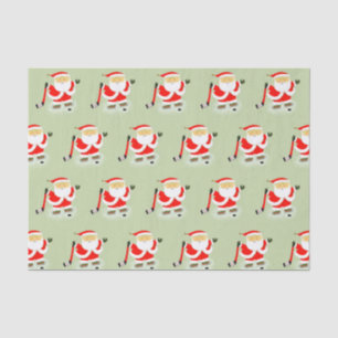 Hockey Christmas Tissue Paper