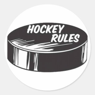 HOCKEY CLASSIC ROUND STICKER