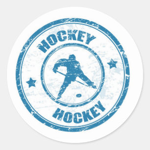 HOCKEY CLASSIC ROUND STICKER