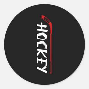 Hockey Classic Round Sticker