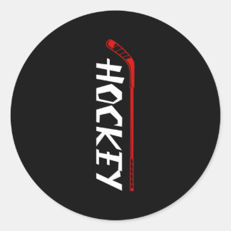 Hockey Classic Round Sticker