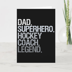 Hockey Coach  Card