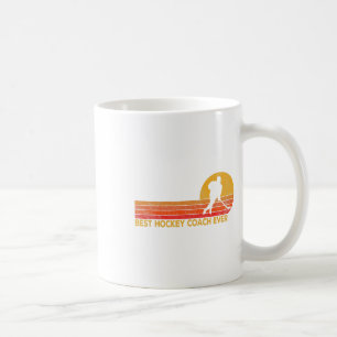 Hockey Coach Ever Ice Hockey Team Coach Retro Coffee Mug