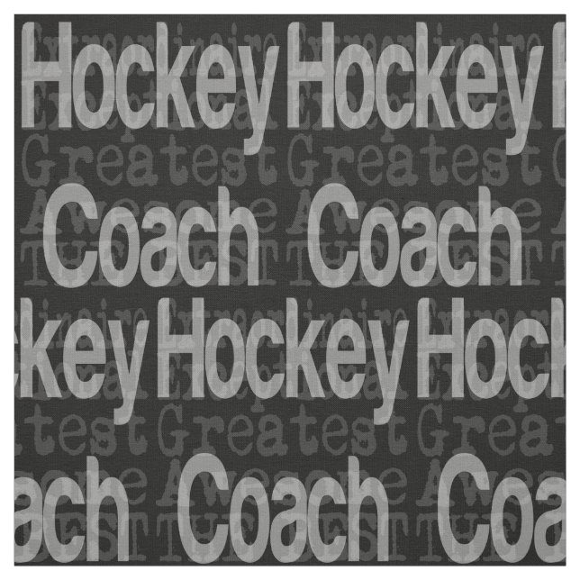 Hockey Coach Extraordinaire Fabric (Swatch)