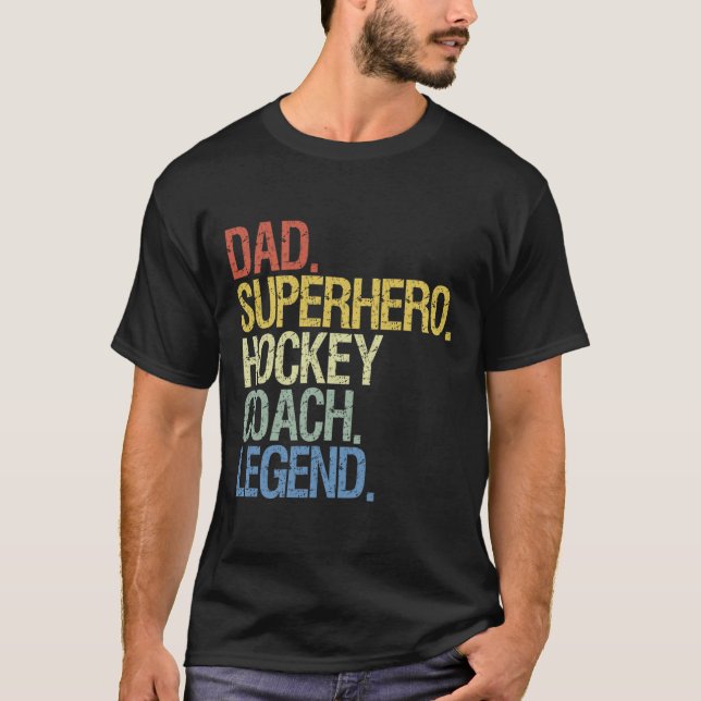 hockey coach  Ice Hockey Player Gift  3 T-Shirt (Front)