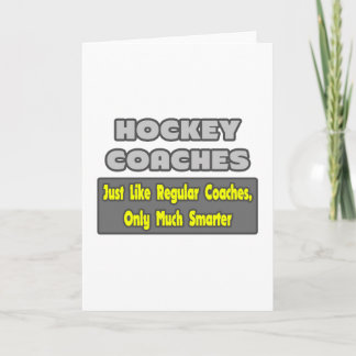 Hockey Coaches...Smarter Card