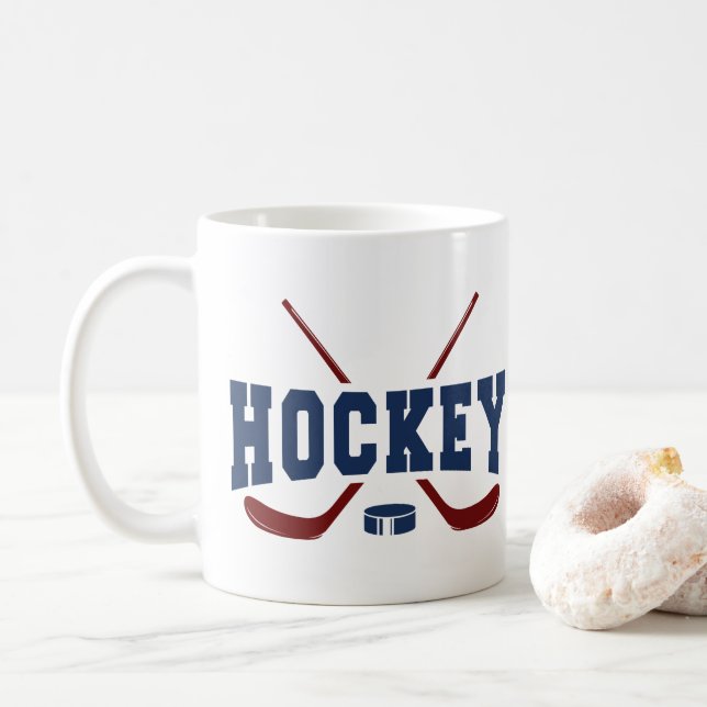 Hockey  coffee mug (With Donut)