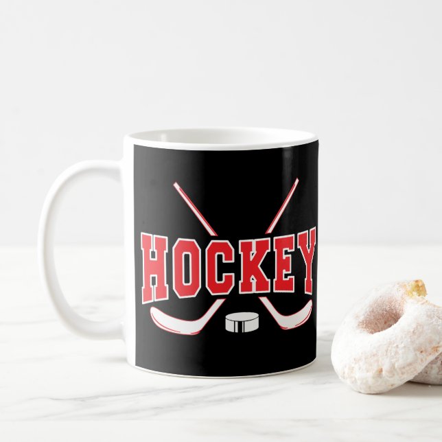 Hockey  coffee mug (With Donut)