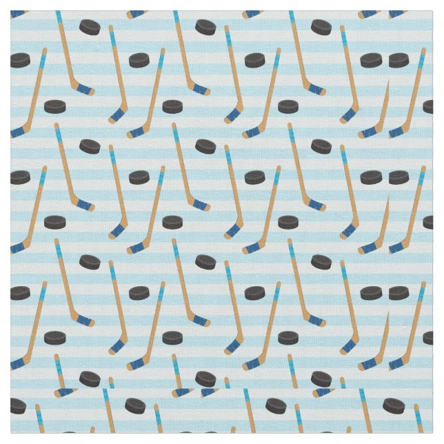 Hockey Cotton Fabric (Close Up)