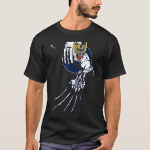 Hockey Cougar Lion Cat Ice Beast Goalie Logo Men W T-Shirt