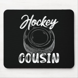 Hockey Cousin Men Ice Hockey Player Goalie Family Mouse Mat