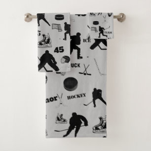 Hockey crazy towel set