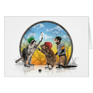 Hockey Critter Classic Card