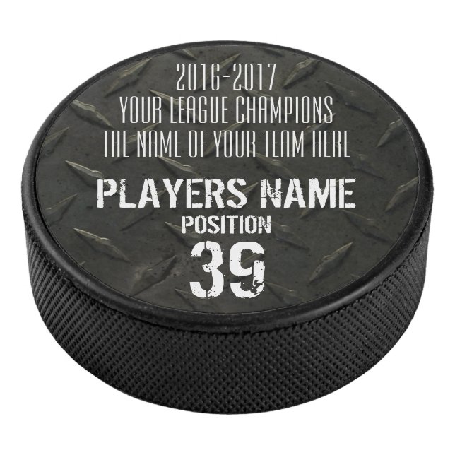 Hockey Customisable Trophy Hockey Puck (3/4)