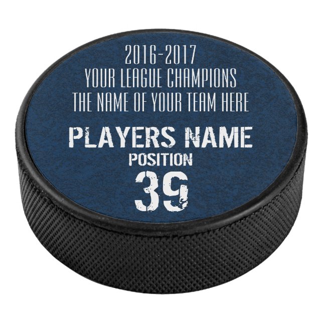 Hockey Customisable Trophy Puck (3/4)
