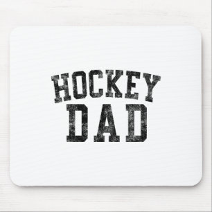 Hockey Dad Birthday Clic Bold Font Hockey Daddy Mouse Mat