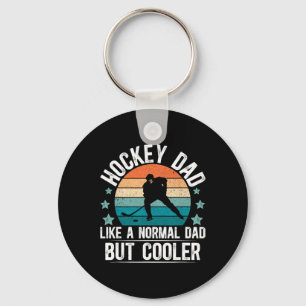 Hockey Dad Definition Ice Hockey Player Dad Hockey Key Ring