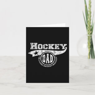 Hockey Dad Father's Day Gift Father Sport Men  Card