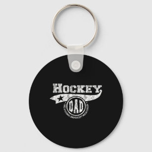 Hockey Dad Father's Day Gift Father Sport Men Key Ring