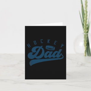 Hockey Dad Gifts Daddy Father's Day  Card