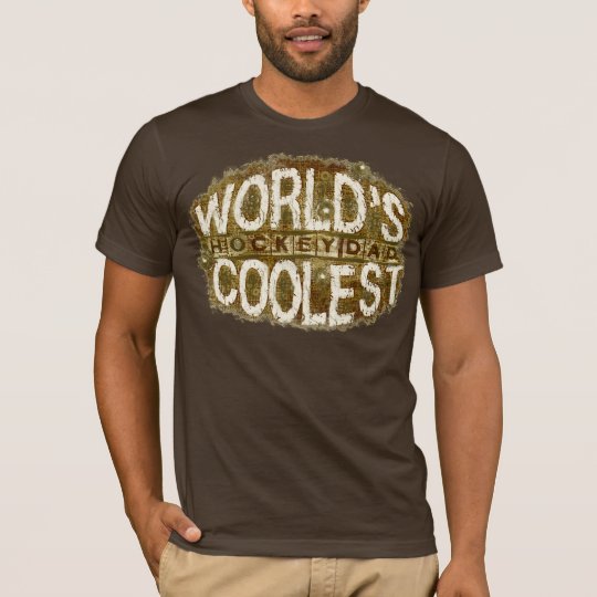 Hockey Dad Grunge Dark T-Shirt