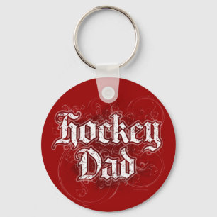 Hockey Dad Key Ring