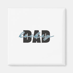 Hockey Dad Proud Father Game Day Ice Rinkside Fan Magnet