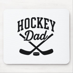 Hockey Dad Proud Team Supporter Mouse Mat