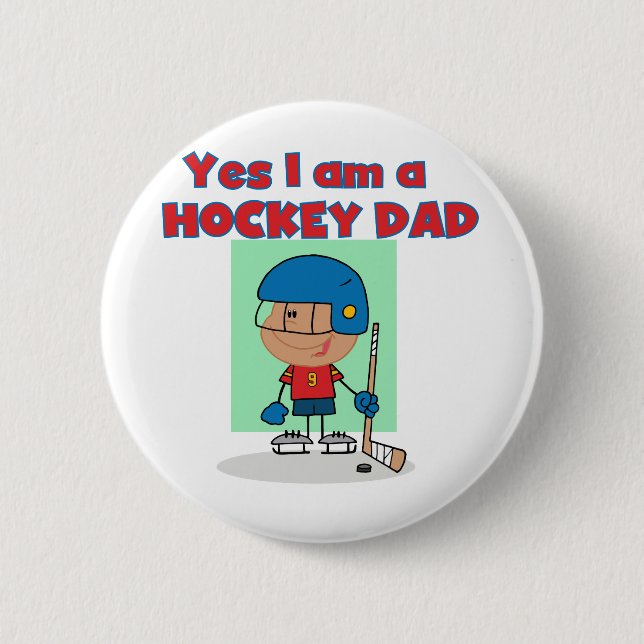 Hockey Dad T-shirts and Gifts 6 Cm Round Badge (Front)