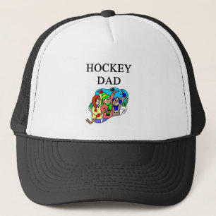 hockey dad trucker hat