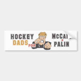 Hockey Dads for McCain Palin Bumper STicker